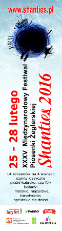 11.12.2015 FAKRO sponsorem XXXV Międzynarodowego Festiwalu Piosenki Żeglarskiej \